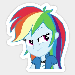 Rainbow Dash has a cunning plan Sticker